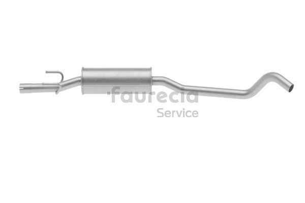 OEM 9202076 Faurecia Keskiäänenvaimentaja FS40505 varten OPEL, VAUXHALL