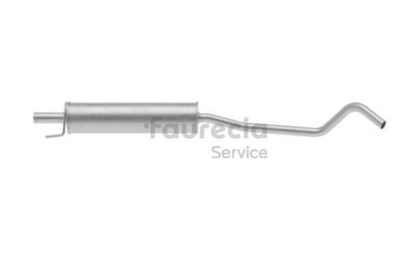 Faurecia Mellempotte FS40512 Midterste lyddæmper Faurecia FS40512