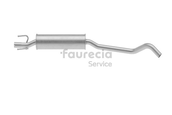 OEM 90502759 Faurecia Keskiäänenvaimentaja FS40631 varten OPEL, FIAT, VAUXHALL