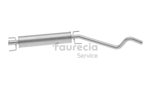 OEM 13143424 Faurecia Keskiäänenvaimentaja FS40715 varten OPEL, VAUXHALL