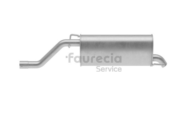 Faurecia Endschalldämpfer (FS40853) für VAUXHALL Corsa Mk IV (E) Schrägheck (X15) 1.4 (55 KW / 75 PS / ab 2014)