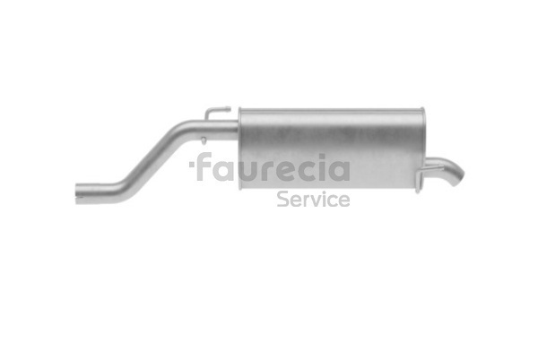 Lyddemper eksos / bakre lyddemper Faurecia FS40854