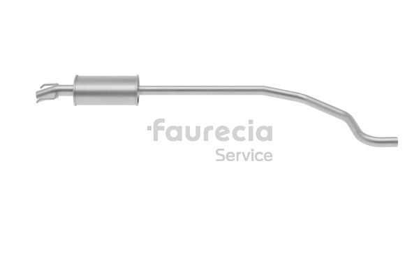 Faurecia Fremre eksospotte FS40862 Forreste lyddemper Faurecia FS40862