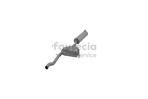 OEM 7672041 Faurecia Takaäänenvaimentaja FS43046 varten FIAT, ALFA ROMEO, LANCIA, AUTOBIANCHI