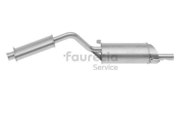 OEM 172548 Faurecia Takaäänenvaimentaja FS45008 varten VW, PEUGEOT, CITROЁN