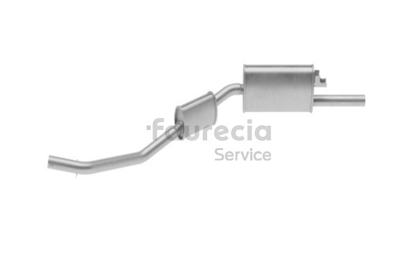 OEM 172462 Faurecia Takaäänenvaimentaja FS45017 varten PEUGEOT, CITROЁN