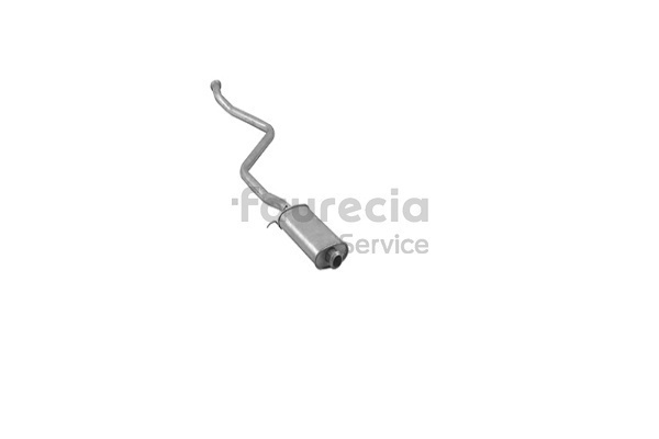 OEM 172184 Faurecia Keskiäänenvaimentaja FS45161 varten PEUGEOT, CITROЁN, TALBOT