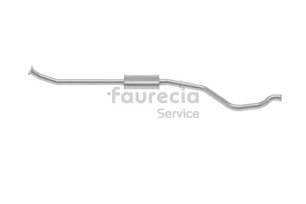 Faurecia Forreste lyddæmper (FS45180) til PEUGEOT 306 hatchback (7A, 7C, N3, N5) 1.6 (72 KW / 98 HK / fra 2000)