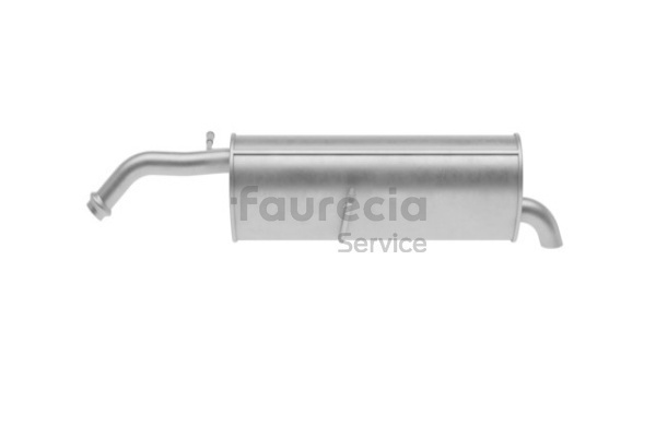 Faurecia Bakre eksospotte FS45218 Lyddemper eksos / bakre lyddemper Faurecia FS45218