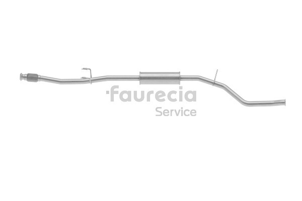 OEM 1717W4 Faurecia Keskiäänenvaimentaja FS45478 varten PEUGEOT, CITROЁN, DS, TALBOT