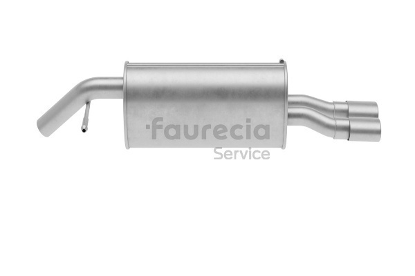 Bakre eksospotte (FS45833) fra Faurecia for PEUGEOT 207 (WA_, WC_) 1.6 16V RC (128 KW / 174 HK / Fra 2007)