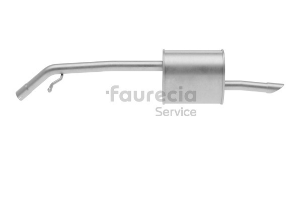 OEM 1608711580 Faurecia Takaäänenvaimentaja FS45974 varten PEUGEOT, CITROЁN