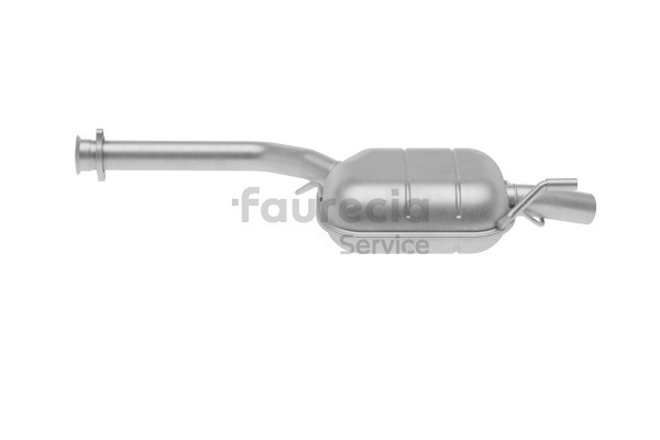 OEM 1244902821 Faurecia Keskiäänenvaimentaja FS50060 varten MERCEDES-BENZ