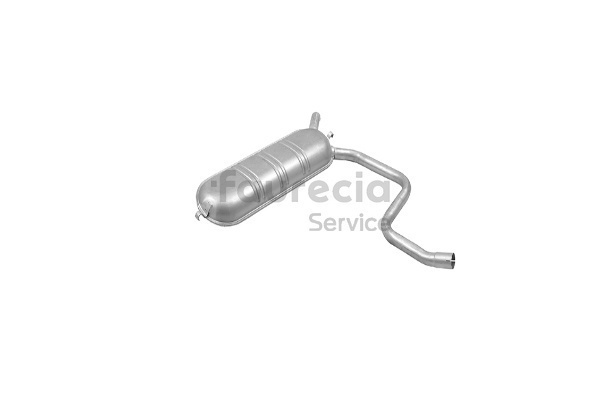 OEM 1244902521 Faurecia Takaäänenvaimentaja FS50065 varten MERCEDES-BENZ