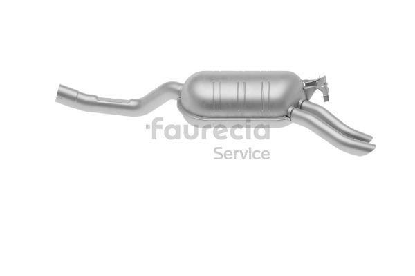 OEM 1244919201 Faurecia Takaäänenvaimentaja FS50093 varten MERCEDES-BENZ