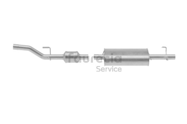 Katalysator (FS50311K) van Faurecia Voor MERCEDES-BENZ SPRINTER 4-t Open laadbak/ Chassis (904) 411 CDI 4x4 (80 KW / 109 PK / Van 2000)