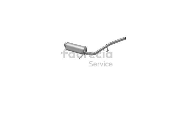 OEM 2010015G07 Faurecia Takaäänenvaimentaja FS53197 varten NISSAN