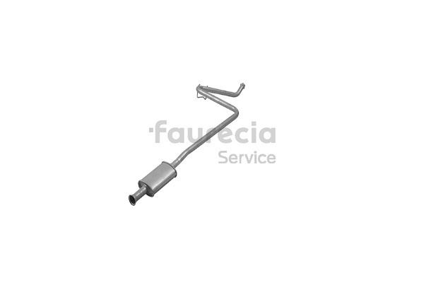 OEM 7700781509 Faurecia Keskiäänenvaimentaja FS55031 varten RENAULT, DACIA