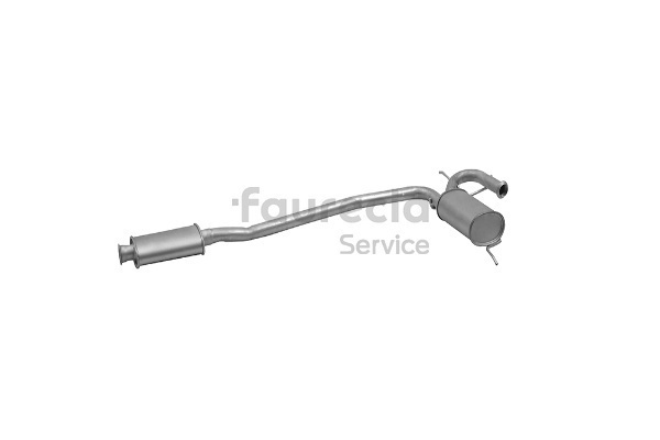 OEM 7700787219 Faurecia Keskiäänenvaimentaja FS55047 varten RENAULT, DACIA