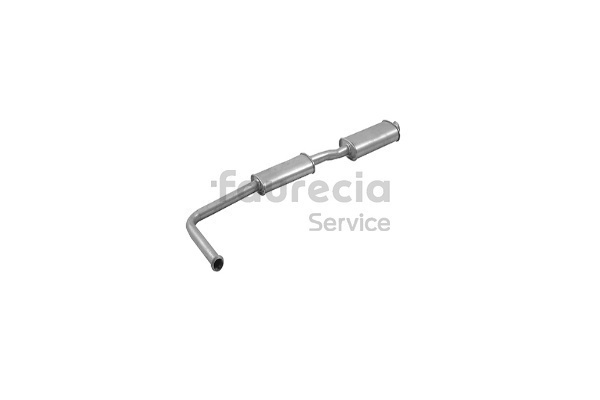 OEM 7700797713 Faurecia Keskiäänenvaimentaja FS55118 varten RENAULT, DACIA