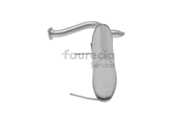 Bakre eksospotte (FS55157) fra Faurecia for RENAULT KANGOO Express (FC0/1_) 1.9 dCi 4x4 (FC0V) (62 KW / 84 HK / Fra 2003)