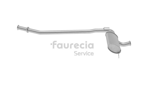 Faurecia Forreste lyddæmper (FS55255) til RENAULT 21 notchback (L48_) 2.1 Turbo-D (L48A, L48W, L487, L488) (65 KW / 88 HK / fra 1986)