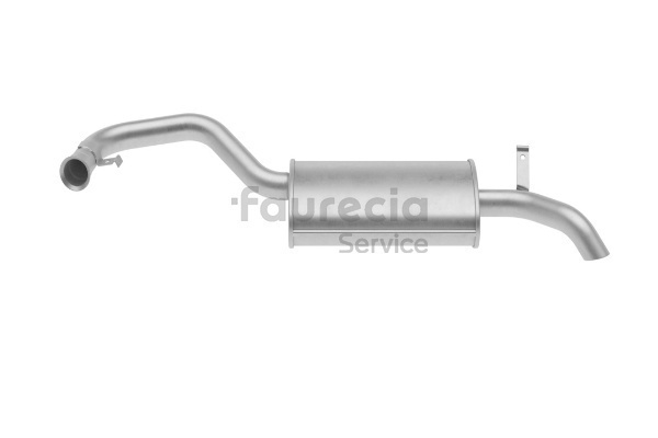 Bakre eksospotte (FS55291) fra Faurecia for RENAULT 25 Hatchback 2.8 V6 (B293) (115 KW / 156 HK / Fra 1987)