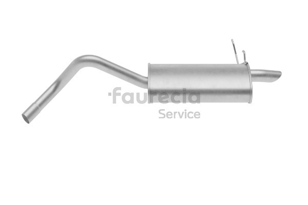 OEM 7700308546 Faurecia Bakre eksospotte FS55436 for NISSAN, RENAULT, DACIA