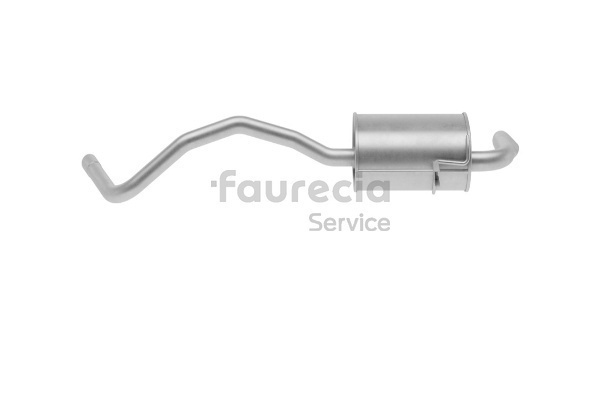 OEM 200101367R Faurecia Takaäänenvaimentaja FS55449 varten RENAULT, DACIA
