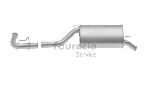 OEM 7700812735 Faurecia Marmitta FS55458 per RENAULT, DACIA, RENAULT TRUCKS