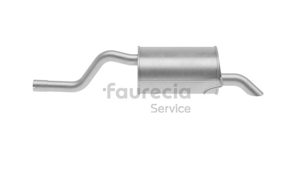 OEM 7700419326 Faurecia Takaäänenvaimentaja FS55575 varten RENAULT, DACIA