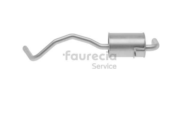 OEM 8200189569 Faurecia Takaäänenvaimentaja FS55613 varten RENAULT, DACIA