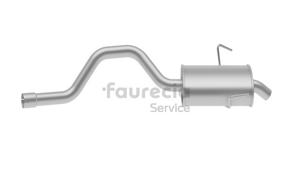 OEM 6025310951 Faurecia Marmitta FS55638 per RENAULT, DACIA