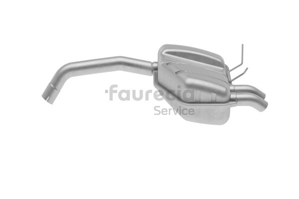 OEM 7700829084 Faurecia Takaäänenvaimentaja FS55724 varten RENAULT, DACIA