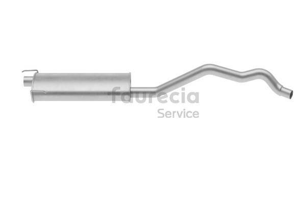 OEM 6025111399 Faurecia Keskiäänenvaimentaja FS55739 varten RENAULT, DACIA, RENAULT TRUCKS