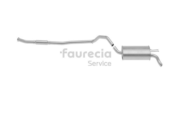 OEM 7700416501 Faurecia Marmitta FS55747 per RENAULT, DACIA, RENAULT TRUCKS