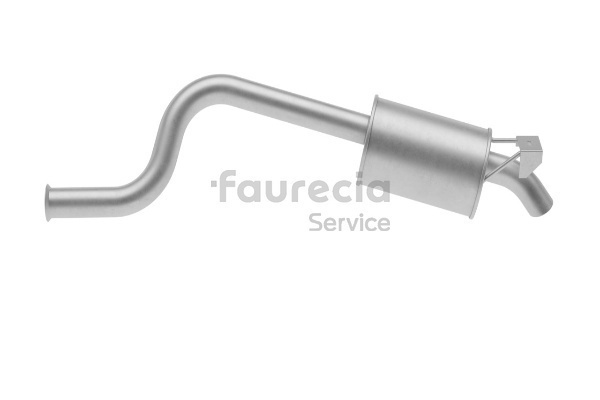Bakre eksospotte (FS55885) fra Faurecia for RENAULT ESPACE IV (JK0/1_) 2.0 dCi (JK02, JK03) (96 KW / 131 HK / Fra 2006)