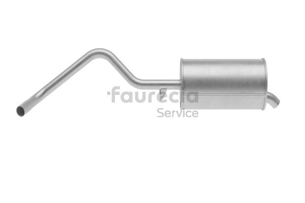 Bakre eksospotte (FS55956) fra Faurecia for RENAULT KANGOO Express (FW0/1_) 1.6 (FW00, FW0E, FW0N, FW0P, FW0Y) (64 KW / 87 HK / Fra 2008)