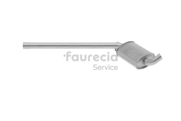 OEM 1L0253409D Faurecia Keskiäänenvaimentaja FS63055 varten VW, AUDI, SKODA, SEAT