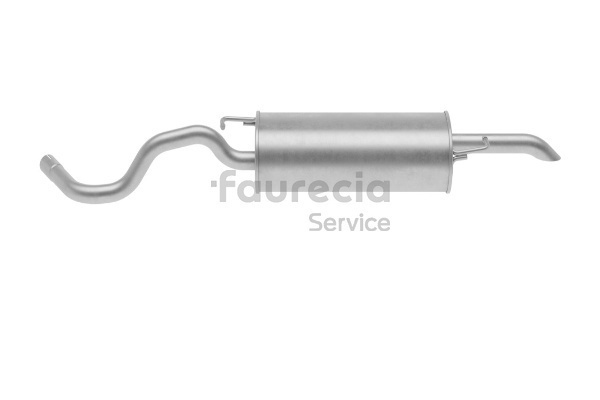 OEM 1J5253609P Faurecia Takaäänenvaimentaja FS63122 varten VW, AUDI, SKODA, SEAT