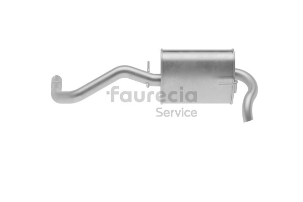 OEM 6X0253609C Faurecia Takaäänenvaimentaja FS63175 varten VW, AUDI, SKODA, SEAT