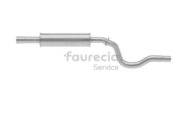 Faurecia Midtre lydpotte FS63206 Mellomlyddemper Faurecia FS63206
