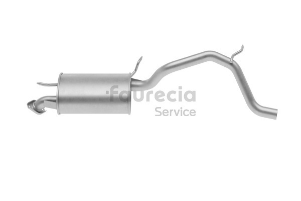 Faurecia Bakre eksospotte FS67038 Lyddemper eksos / bakre lyddemper Faurecia FS67038