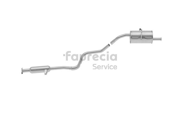 Faurecia Silencieux arrière FS67053 Pot d'échappement Faurecia FS67053