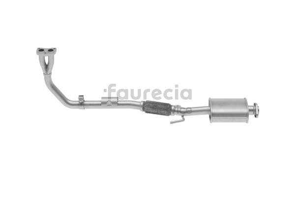 Faurecia Fremre eksospotte FS70047 Forreste lyddemper Faurecia FS70047