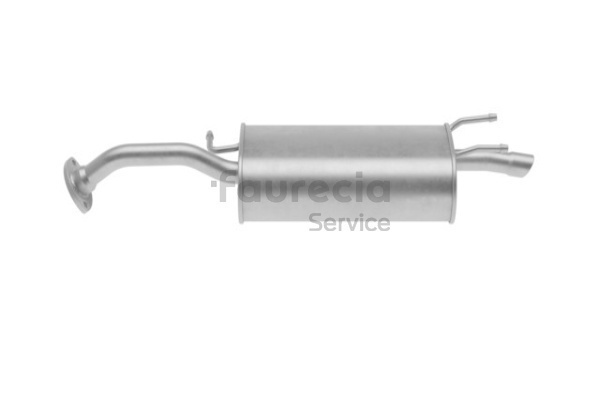 Einddemper (FS70058) van Faurecia Voor TOYOTA COROLLA FX Compact (E8B) 1.3 (EE80_) (55 KW / 75 PK / Van 1985)