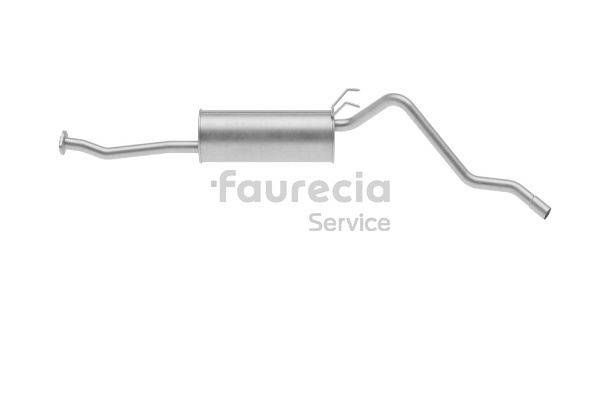 Bakre eksospotte (FS70224) fra Faurecia for TOYOTA HILUX IV Pick-up (_N5_, _N6_) 2.4 D 4WD (LN65) (55 KW / 75 HK / Fra 1983)