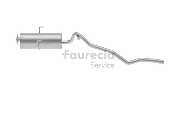 OEM 174307105283 Faurecia Takaäänenvaimentaja FS70266 varten TOYOTA
