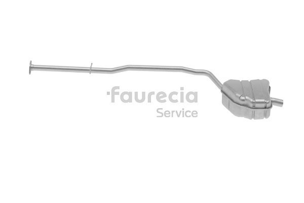 Faurecia Silencieux arrière FS72001 Pot d'échappement Faurecia FS72001
