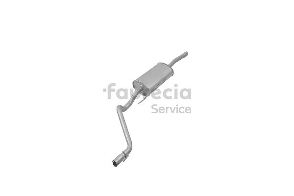 OEM 1H5253609 Faurecia Takaäänenvaimentaja FS80147 varten VW, AUDI, SKODA, SEAT